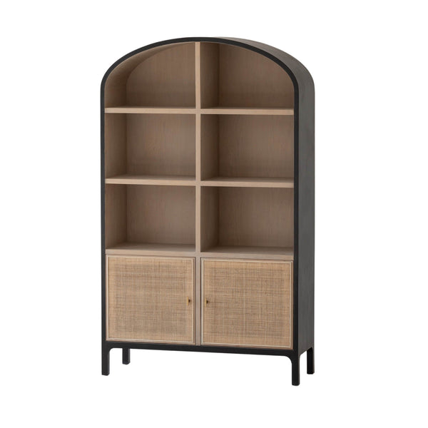 1. "Pietro Tall Cabinet with ample storage space for your home organization needs"