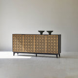 6. "Contemporary Alessio Sideboard with a spacious top surface"