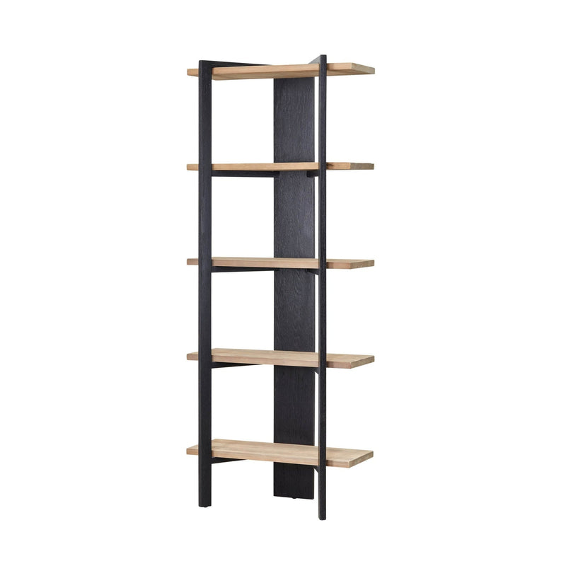 1. "Galileo Bookcase in sleek black finish - perfect for modern interiors"