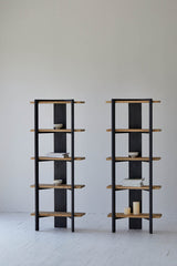 6. "Contemporary Galileo Bookcase with a spacious layout for easy access"