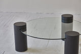 4. "Elegant Elton Round Coffee Table crafted with high-quality materials for durability"