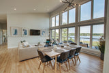 5. "Fraser Dining Chair - Antique Black: A perfect blend of vintage charm and modern appeal"
