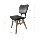 4. "Antique Black Dining Chair: Enhance your dining area with the Fraser Chair"