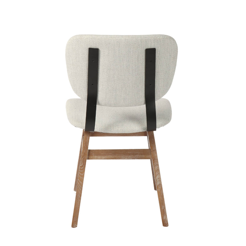6. "Tweed Haze Fraser Dining Chair - versatile and suitable for various interior styles"