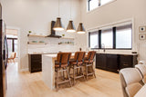 4. "Durable Fraser Counter Stool - Tan Brown made with high-quality materials"