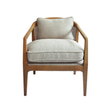 2. "Elegant Rosa Club Chair - Sand Boucle for modern interiors"