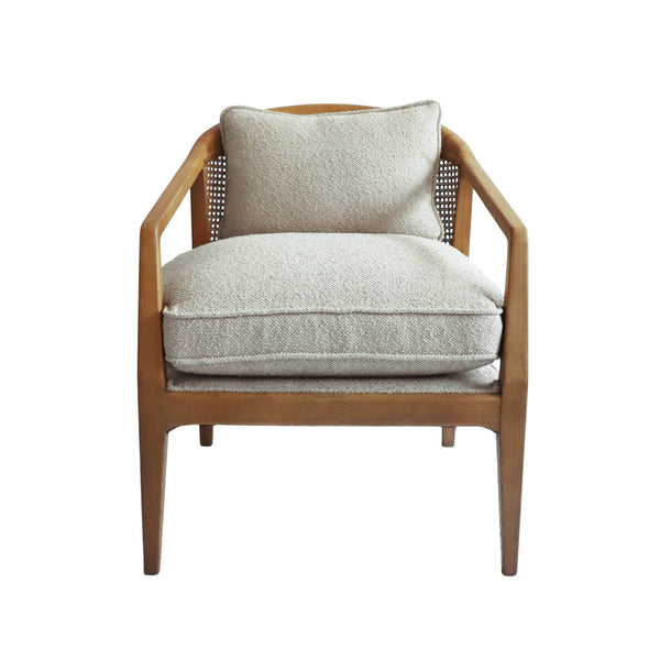 2. "Elegant Rosa Club Chair - Sand Boucle for modern interiors"