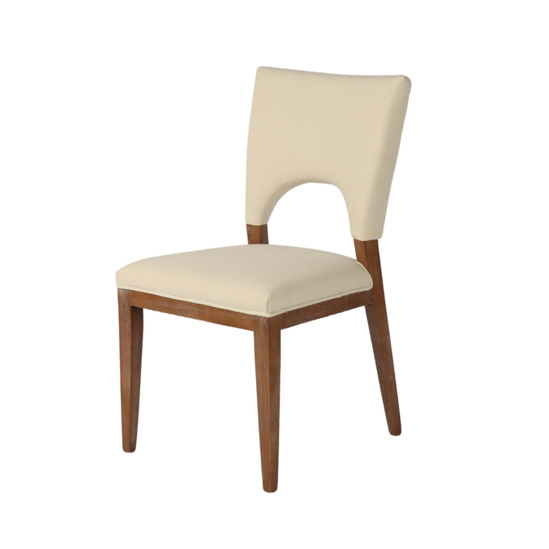 1. "Elegant Bahama Dining Chair with Cushioned Seat and Backrest"