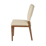 3. "Stylish Bahama Dining Chair with Solid Wood Frame"