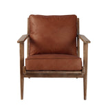 2. "Comfortable and stylish Junior Arm Chair - Saddle Brown"