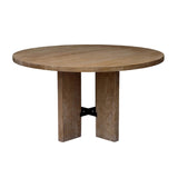 3. "Fraser Round Dining Table with sturdy construction - Built to last for years"