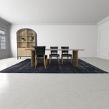 2. "Medium-sized Fraser Rectangular Dining Table - Perfect for small to medium-sized dining rooms"