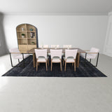 8. "Fraser Rectangular Dining Table - Classic design that complements any interior style"
