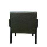 5. "Moss Green Forest Club Chair: Add a touch of nature-inspired elegance to your home with this medium-sized chair"