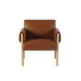 2. "Saddle Forest Club Chair: Comfortable seating option for your living room or study"