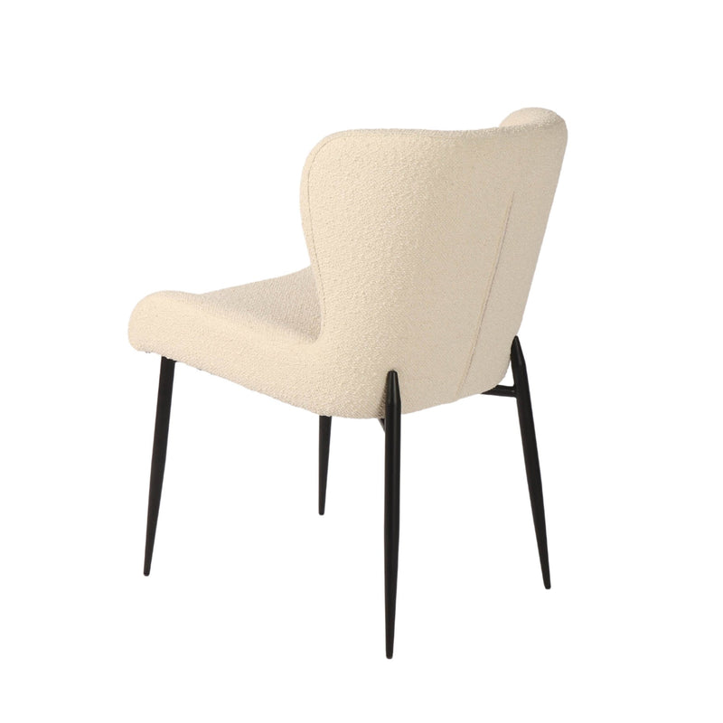 4. "Contemporary Trevi Dining Chair with sturdy wooden frame and padded seat"