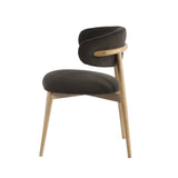 3. "Milo Dining Chair in Slate Charcoal: Comfortable and durable seating solution"