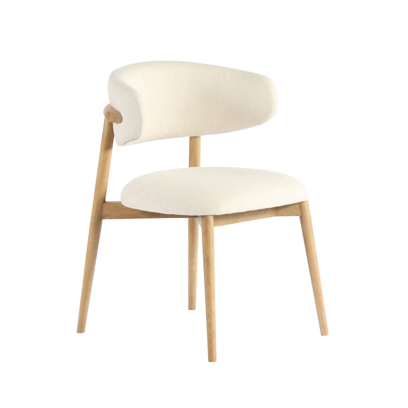 1. "Milo Dining Chair - Savile Flax with comfortable cushioning and elegant design"