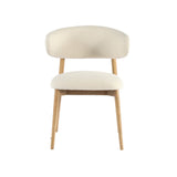 2. "Savile Flax Milo Dining Chair featuring durable construction and stylish upholstery"