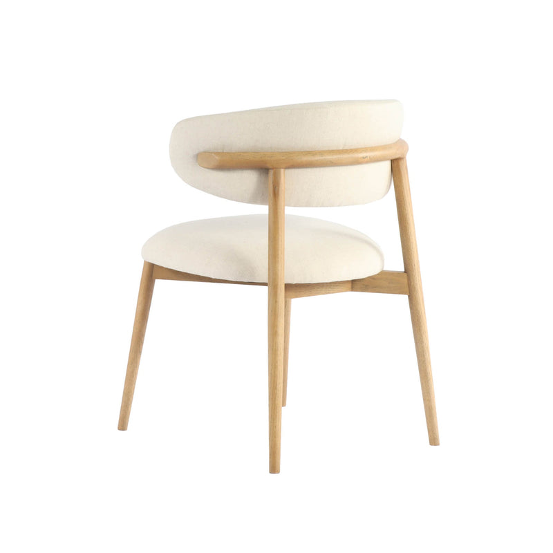 4. "Savile Flax Milo Dining Chair with medium-sized image highlighting its versatile color"