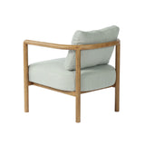 4. "Durable Rafi Club Chair with solid wood frame"