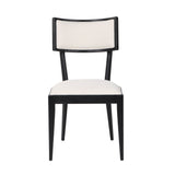 2. "Comfortable August Dining Chair with cushioned seat"