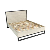6. "Starlight Queen Bed - Plush Cushioned Headboard for Ultimate Comfort"