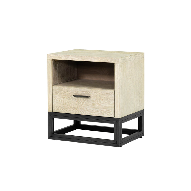 1. "Starlight Nightstand with spacious storage and elegant design"
