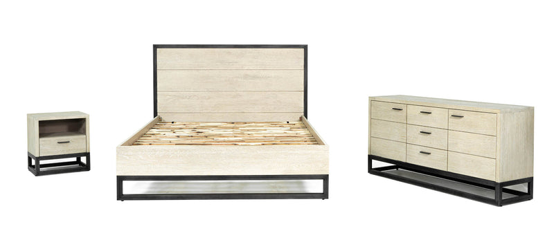 5. "Functional Starlight Nightstand with soft-close drawers and ample tabletop space"
