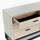10. "Spacious drawers in the Starlight 6 Drawer Dresser for ample storage"
