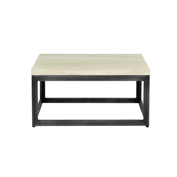2. "Modern Starlight Square Coffee Table featuring a unique geometric design"