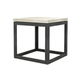 1. "Starlight Side Table with elegant design and gold accents"