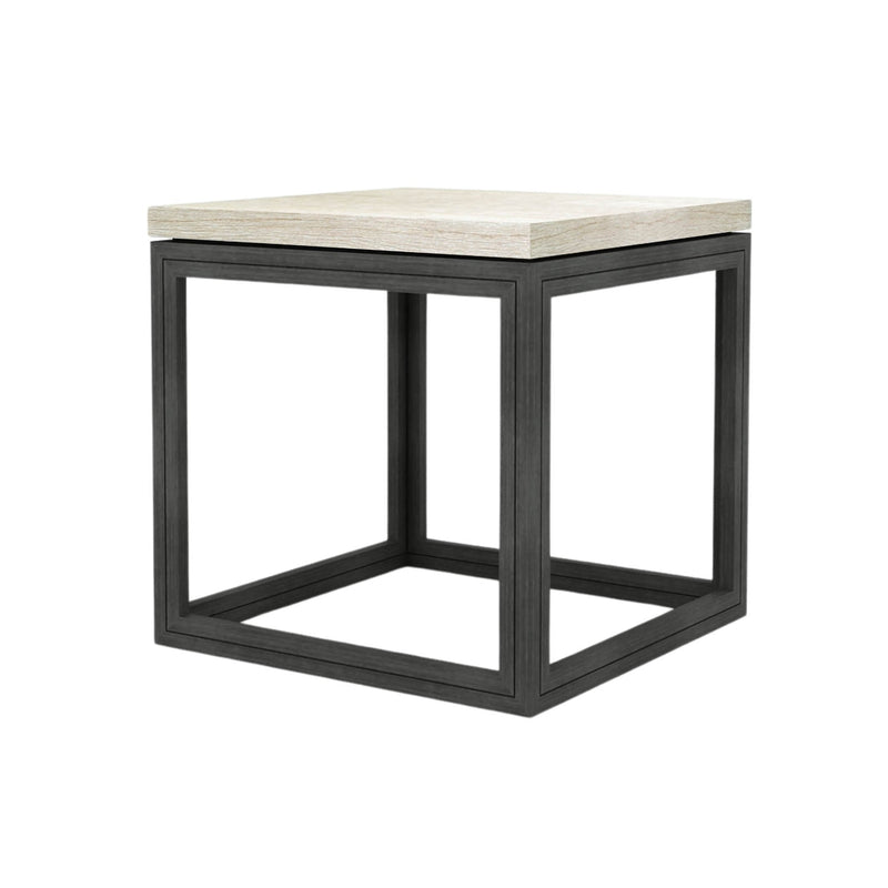 1. "Starlight Side Table with elegant design and gold accents"