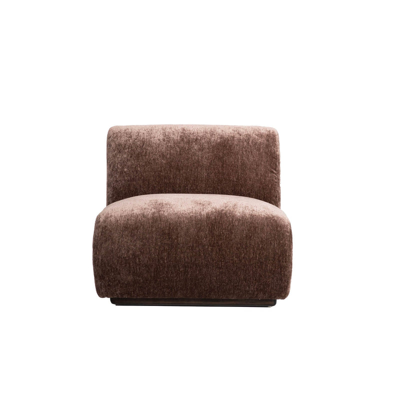 2. "Modern armless chair by Sterling Modular with sleek and stylish design"