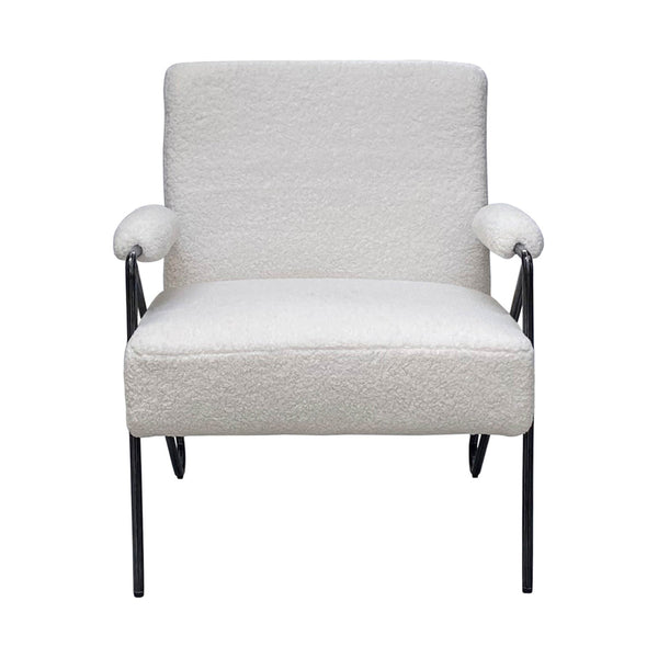 2. Modern Mode Club Chair with tufted backrest