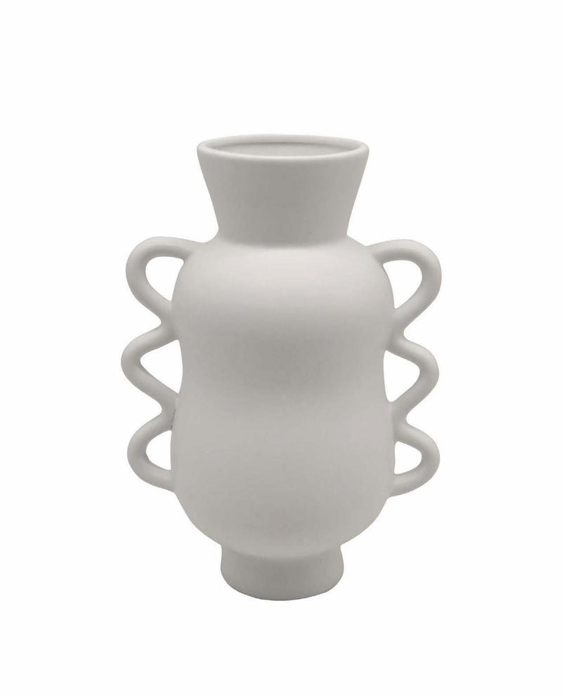 Wavy Handle Midcentury Vase