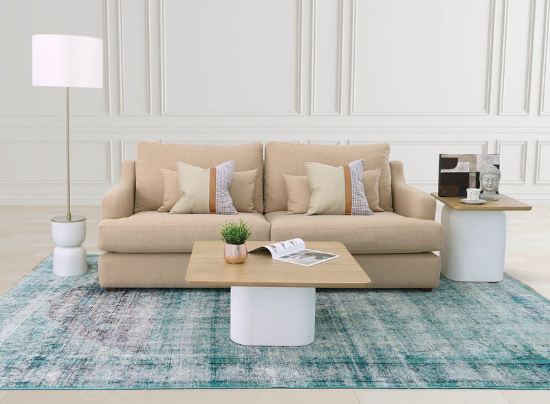 7. "Spacious Tanner Sofa with ample seating for family and guests"