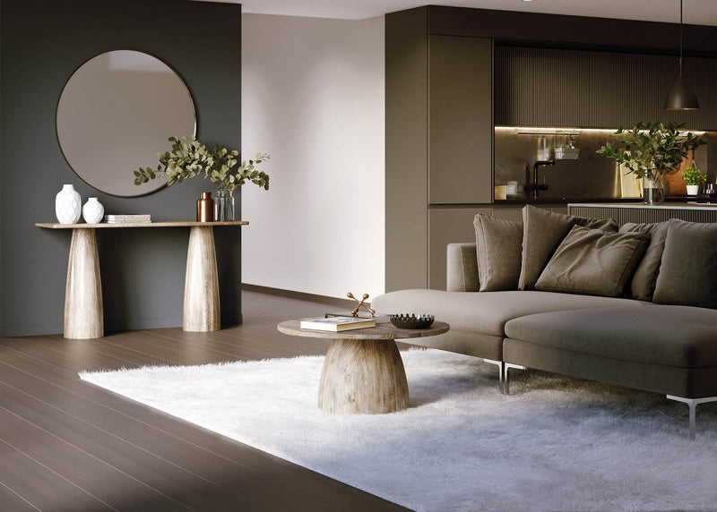 6. "Functional Truffle Coffee Table with hidden compartments"