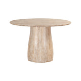 1. "Truffle Round Dining Table - Elegant and Versatile Furniture for Modern Homes"