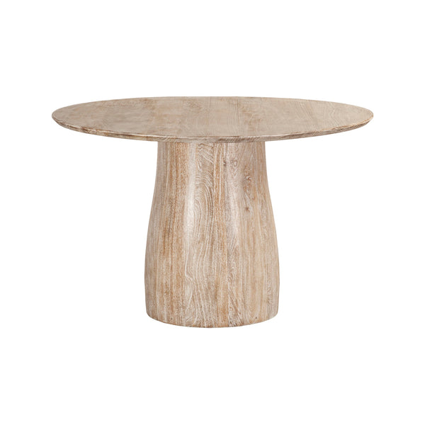 2. "Truffle Round Dining Table - Stylish and Functional Addition to Your Dining Space"