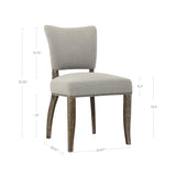 5. "Luther Dining Chair - Oyster: Perfect blend of modern and classic aesthetics"