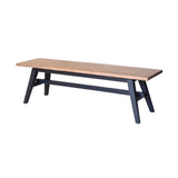 1. "Viva Dining Bench - Sundried Wheat - Matte Black: Stylish and versatile seating option for your dining area"