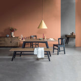 2. "Viva Dining Bench - Sundried Wheat - Matte Black: Enhance your dining space with this elegant and functional bench"