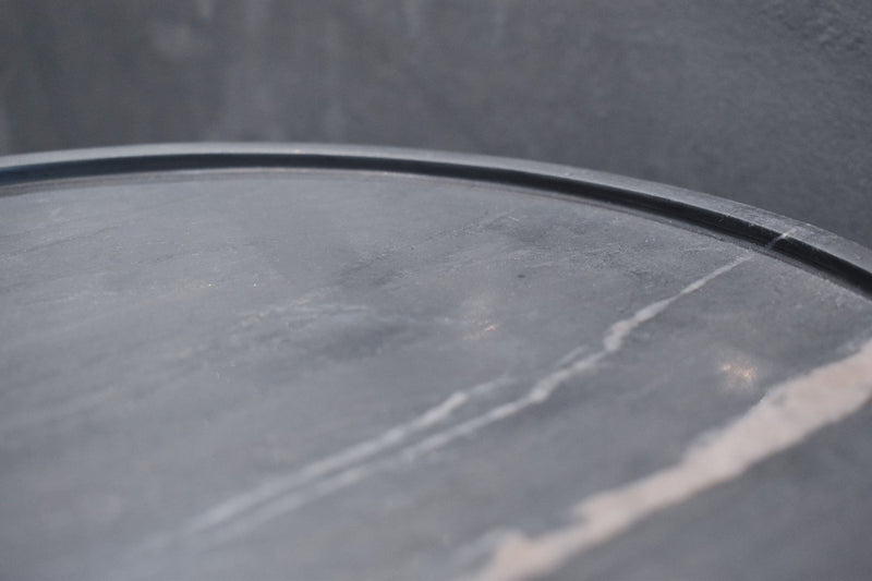 4. "Black Marble Side Table - Perfect for modern interiors"