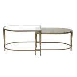 1. "Capella Coffee Table (Set Of 2) - Sleek and modern design with tempered glass top"