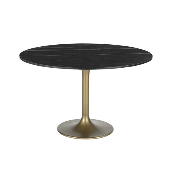 1. "Pandora Dining Table - Italian Black Marble with elegant design and sturdy construction"