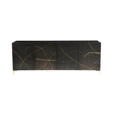 2. "Medium-sized Kiara Sideboard featuring a modern and versatile look"