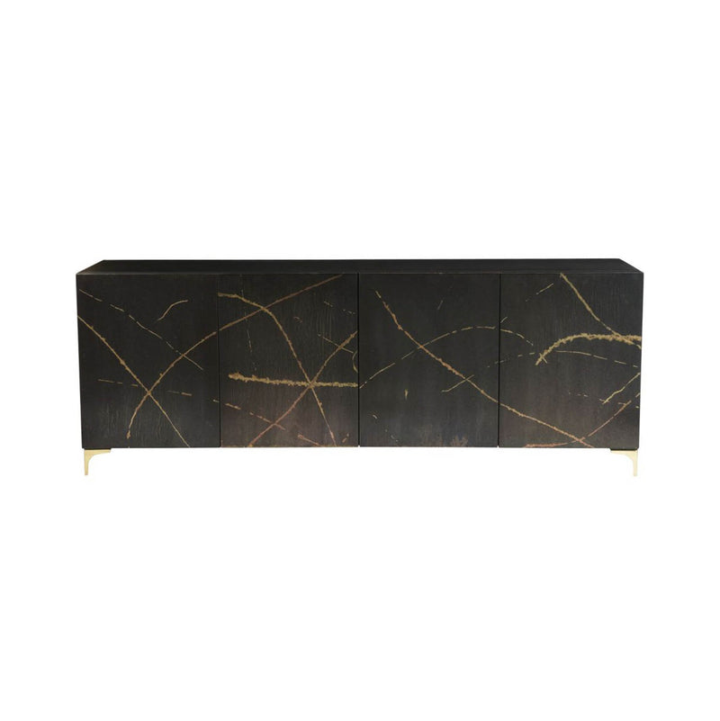 2. "Medium-sized Kiara Sideboard featuring a modern and versatile look"