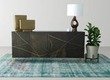 7. "Spacious Kiara Sideboard with multiple drawers and cabinets for easy organization"