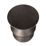 3. "Sturdy Concrete Inverted Side Table - Bronze finish for durability"